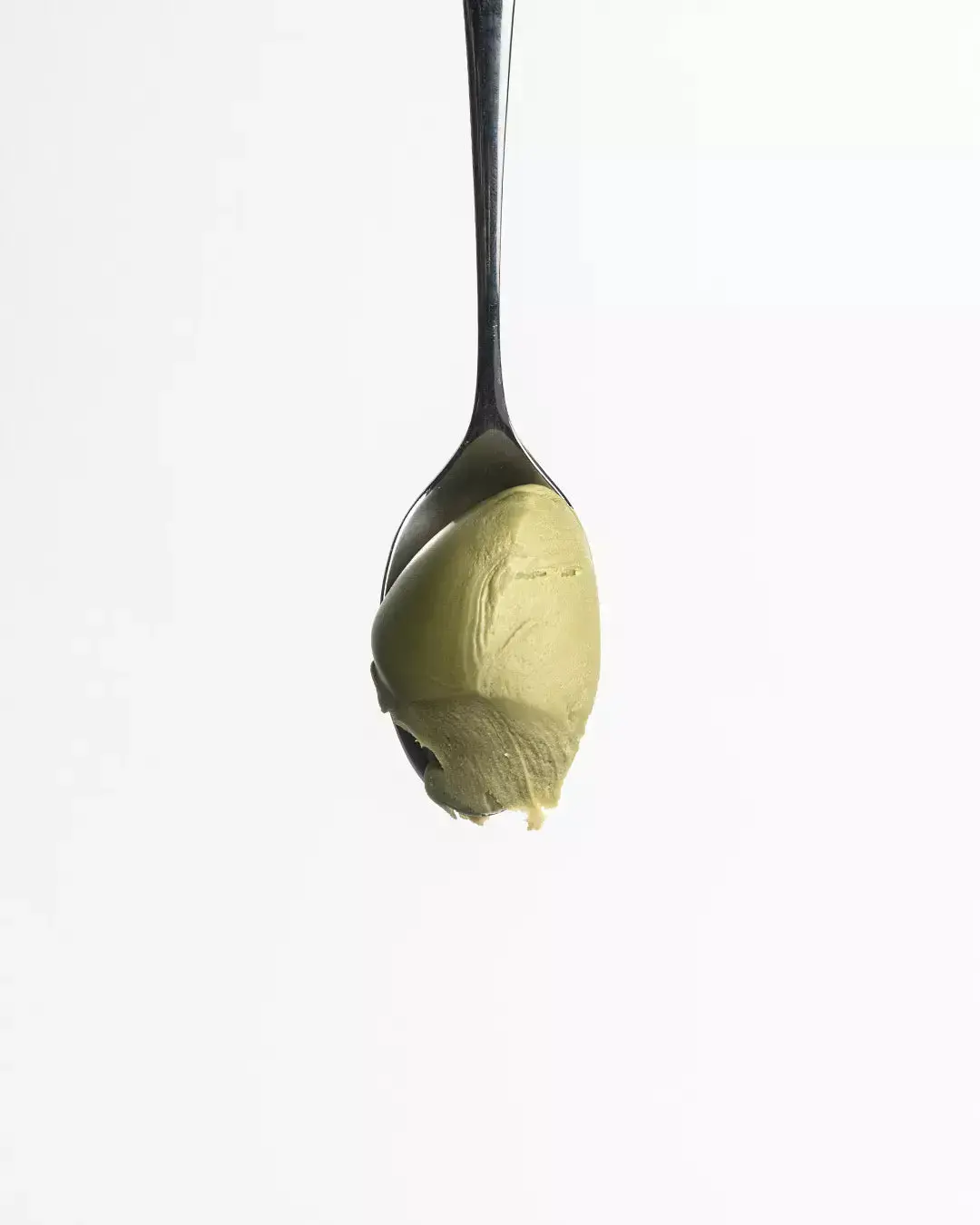 Cuillère de crème de pistache