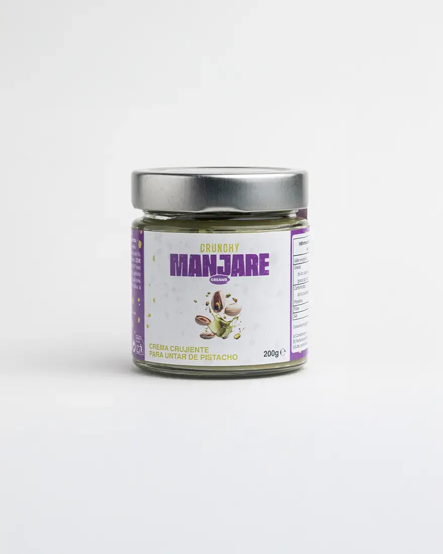 Manjare Crunchy — crème de pistache croquante, pot de 200 g