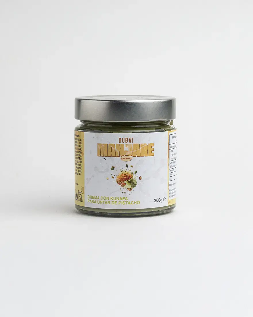 Manjare Dubai — crème de pistache à la kunafa, pot de 200 g